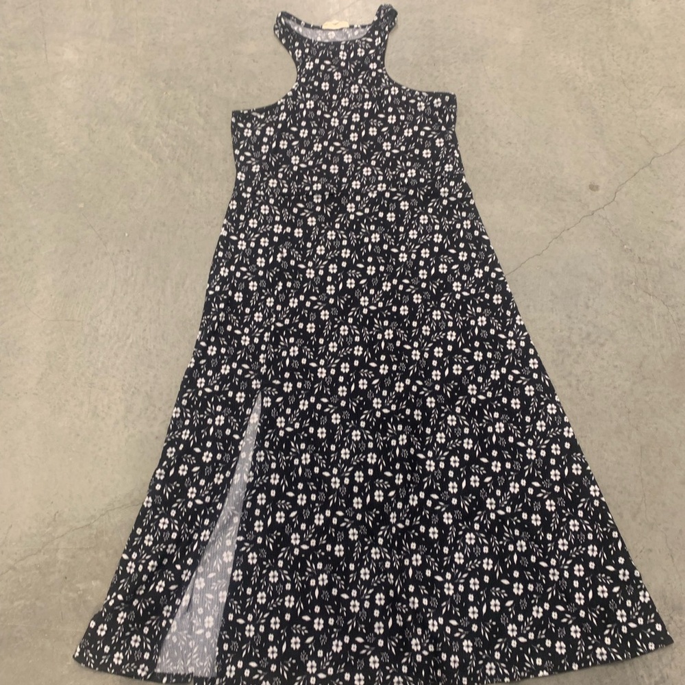Jessica Simpson Black and White Floral Dress